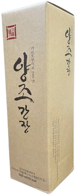 암웨이 정기품 양조간장 1000ml 가쓰오부시추출액 간장 조미료, 1L, 1개