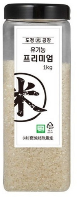 도정공장 유기농 프리미엄 백미, 1kg, 4개, 상등급