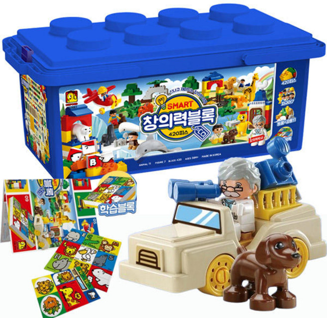 옥스포드 토들블럭 SMART 창의력블럭 420PCS, 1개