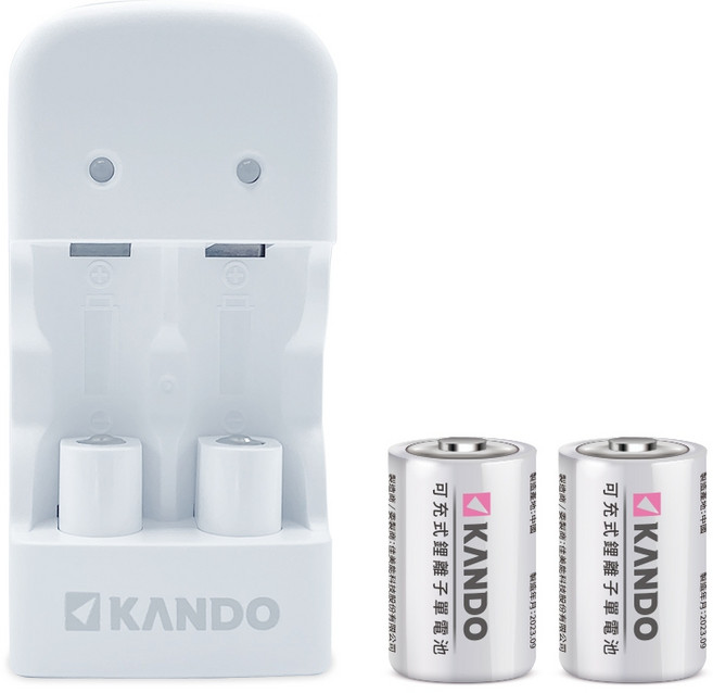 KANDO MU-123 適用於拍立得 測距儀, 1個, CR2充電組合(兩顆電池+一台充電器)