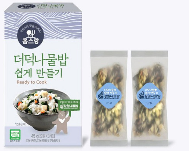 밥지을때 바로넣는 유기농 더덕 곤드레나물 12인분[15gx6봉], 없음, 1개