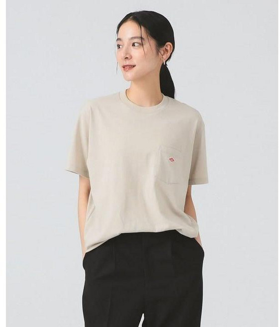 단톤 반팔 티셔츠 포켓 T 050그레이지