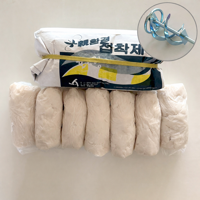 도배풀7봉지묶음 교반기믹서기날, 배송비 X