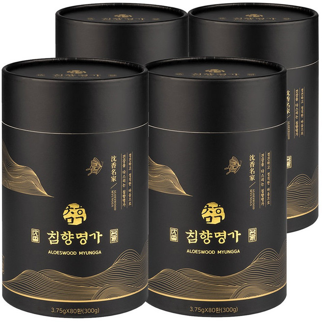 침향명가 명품 수 침향환 + 쇼핑백, 300g, 4박스