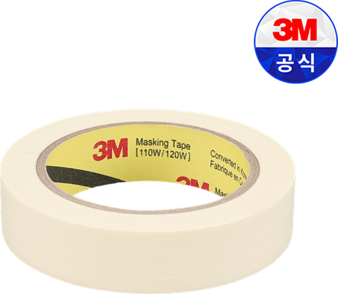 툴티비*3M 마스킹 테이프 종이테이프 25mm, 1개
