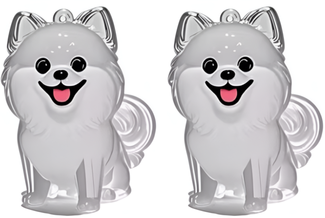 오피뉴 1+1 강아지털 키링 소중한 강아지 털 보관, 1세트, 포메