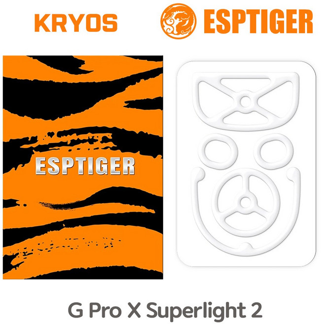 타이거 크라이오스 G PRO X SUPERLIGHT2 슈퍼스트라이크 FK2 S2 ZA13 DW 무선 바브삼 데브사 MCHOSE A7 덱스 op1 피트 Kryos ESPTIGER, GPX2 지슈라2, 크라이오스피트