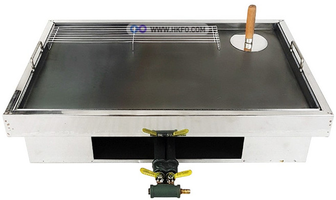 LNG용 도시가스 호떡판 업소용 토스트기계 철판 호떡기계 세트 (대)