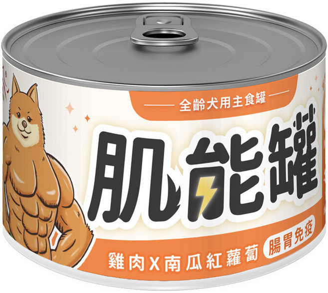 Real Power 瑞威 肌能罐 全齡犬用主食罐 165g【12罐組】狗罐頭, 混合口味, 165g, 12個