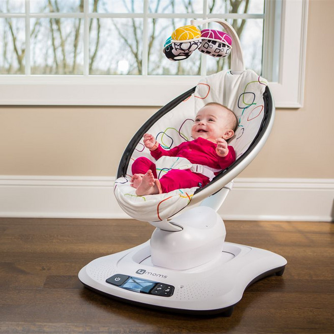 아기 흔들의자 요람 흔들침대 블루투스 흔들 침대 신생아 수면 자동 베이비 아기침대 아기요람, 4.0 디럭스 컬러(블루투스)