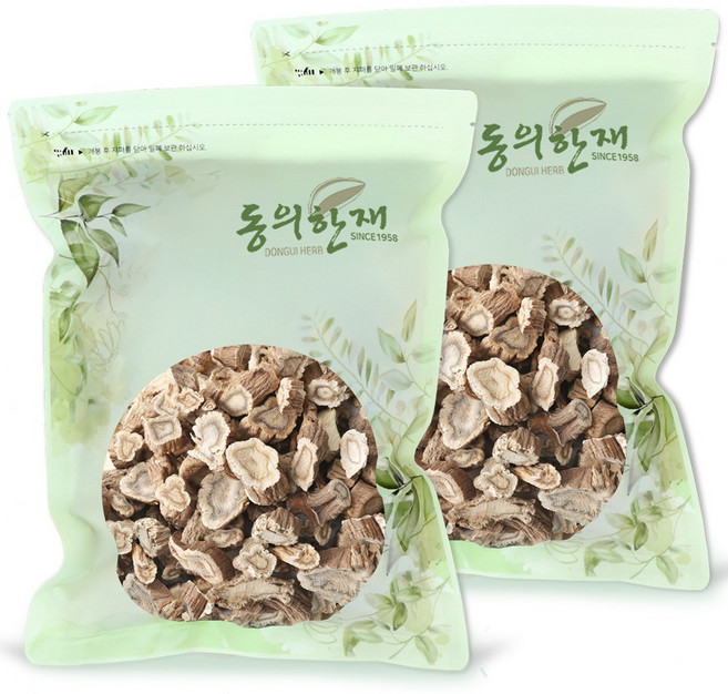 동의한재 국산 독활 땅두릅 뿌리, 300g, 2개