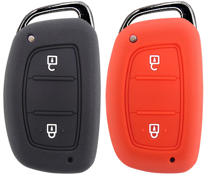 더조은셀러 포터2 일렉트릭 포터 전기차 호환 키홀더 키케이스 스마트키 실리콘 현대 케이스 2버튼 Key-64, 블랙