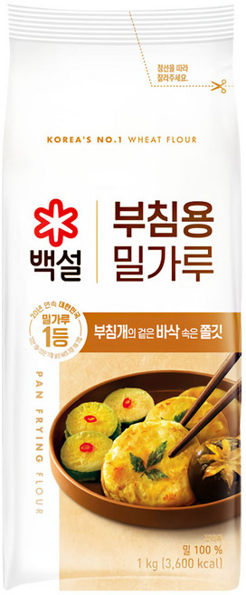 백설 부침용밀가루, 1개, 1kg