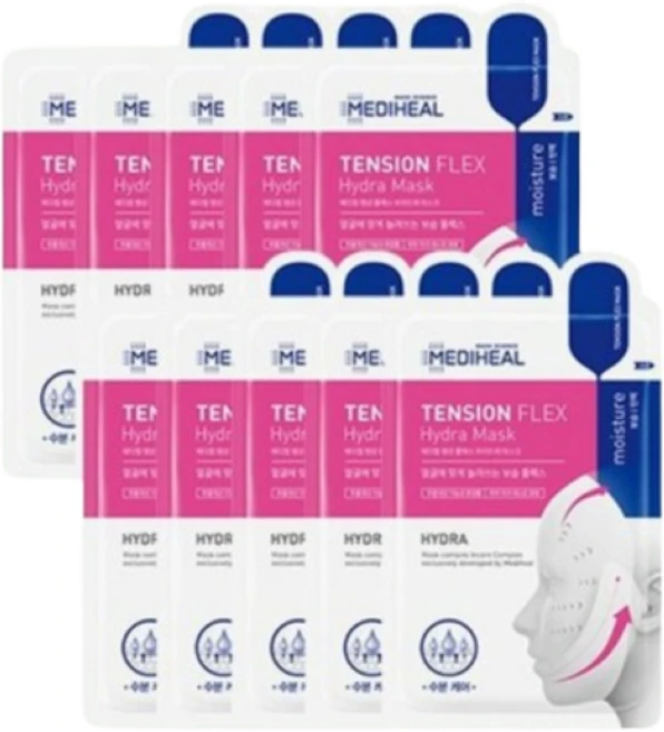 메디힐 텐션 플렉스 하이드라 마스크 25ml 10매입, 1개 - 쿠팡