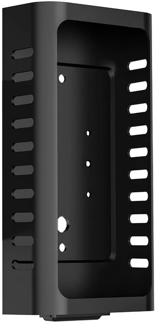 도난 방지 초인종 마운트 스테인레스 스틸 홀더 링 비디오 대한 쉬운 설치, 01 CHINA, 02 Black