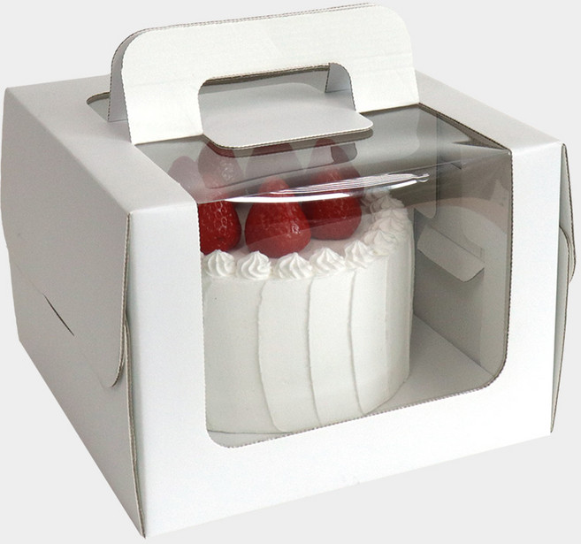 라라패키지 프리미엄 창 케익상자 1호, 10개, 화이트