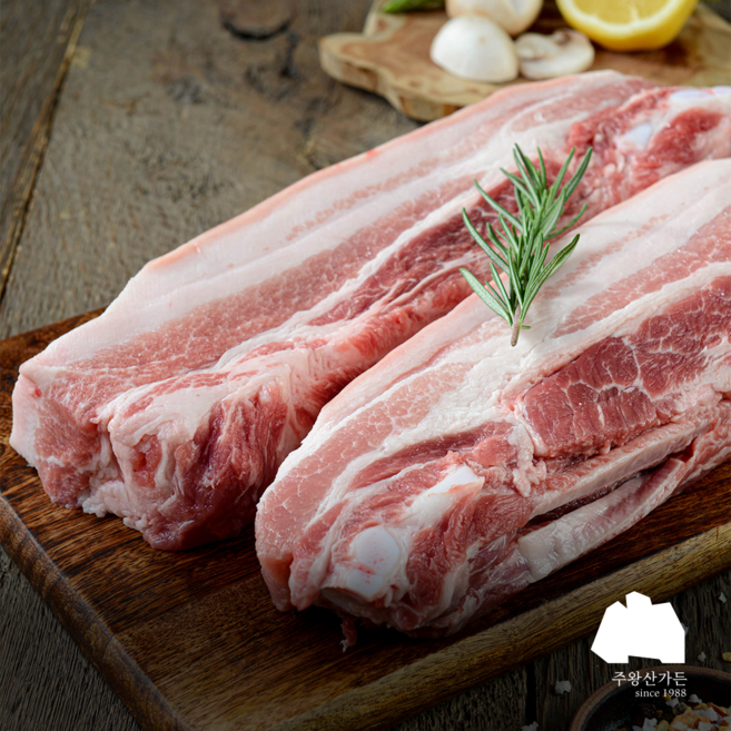 주왕산가든 문경 약돌돼지 한돈 삼겹살 구이용, 1개, 500g