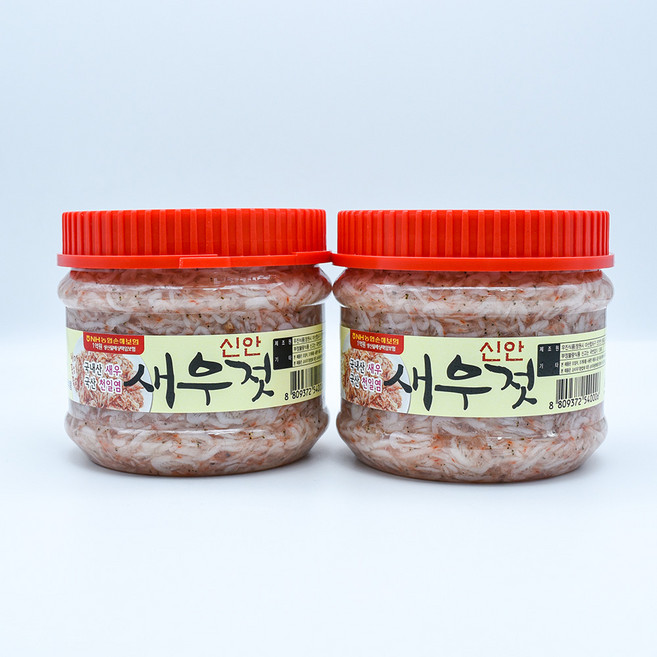 씨엔본스 신안 새우젓 국산 천일염, 2개, 1kg