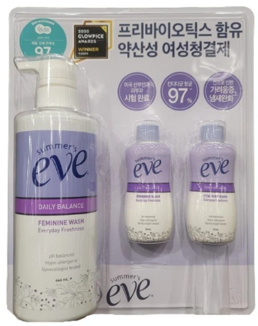 썸머스이브 여성청결제 444ml ＋ 59ml x 2, 562ml, 1개 - 쿠팡