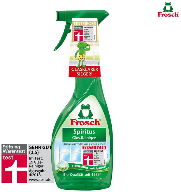 프로쉬 주정 유리용 세정제500ml/지문 니코틴때/창문 거울 자동차, 500ml