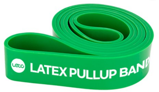 레토 라텍스 턱걸이 풀업 운동밴드 LSW-P02, ALL GREEN (5단계), 3개