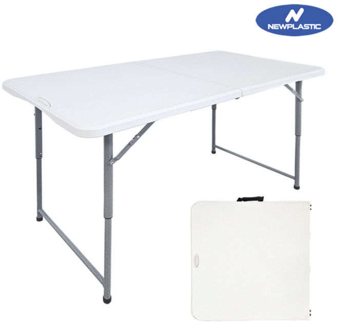 뉴플라스틱 브로몰딩 접이식 테이블 코스트코 폴딩테이블 다용도테이블 접이식 의자 휴대용 야외 실내, 뉴플라스틱 브로몰딩 접이식테이블1200_1개