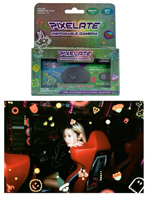 Retocolor Blossom Pixelate 即可拍 底片相機, 1個, Pixelate 像素電玩 27張