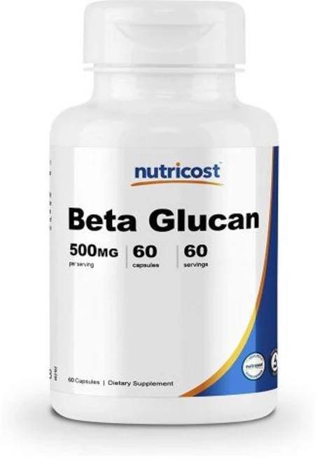 뉴트리코스트 베타 글루칸 500mg 60식물성캡슐 (2개월분) 글루텐프리 NON-GMO Beta Glucan, 60정, 1개 - 쿠팡