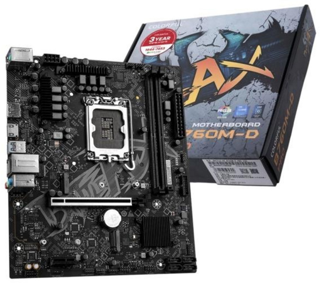 (Colorful) BATTLE-AX B760M-D PRO D4 V20 도우정보 (인텔B760/M-ATX)