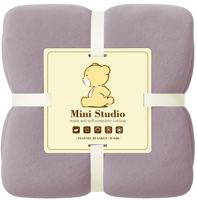 Mini Studio 法蘭絨毛毯 溫暖舒適 輕膚觸感