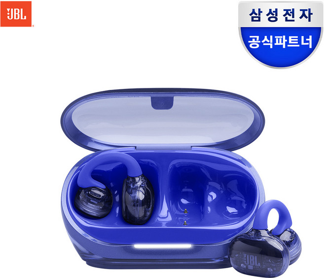삼성공식파트너 JBL SOUNDGEAR CLIPS 오픈 클립형 런닝 귀걸이형 이어폰, 블루