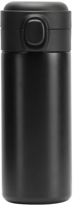 키에 슬림 원터치 텀블러, 블랙, 350ml, 1개