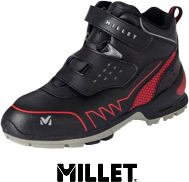 [매장발송] 밀레 남여공용 안전화 작업화 찍찍이 6인치 가죽 건설 현장 농사 공사 밭일 조선소