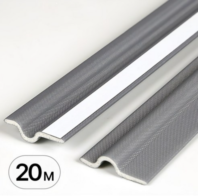 20m 여닫이 문틈 막이 틈막이 틈새 문풍지 현관 문틈새 현관문 창문 방문 바람 차단 열차단 방풍 방한 끼움 끼움이, 1세트, R99597W(화이트