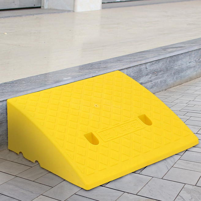 계단 문턱 휠체어 진입판(50x40x17cm)차량 경사로발판, 1개
