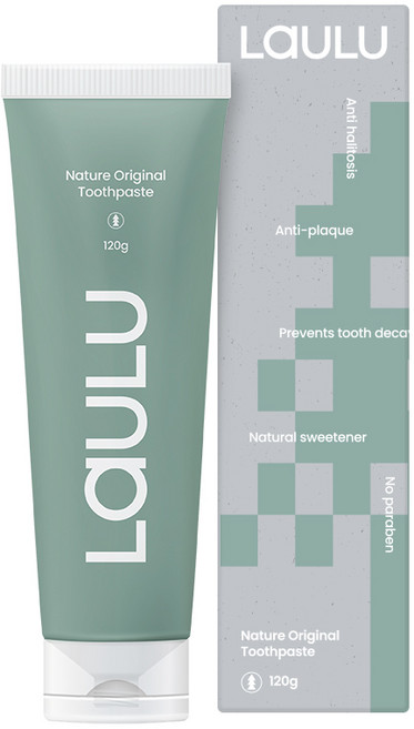 LAULU 네이처 오리지날 치약 120g, 1개