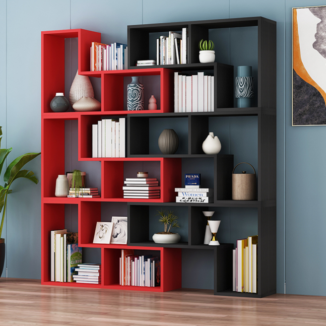 피피포피 유킨트 오픈형 책장 DIY 1000, 블랙