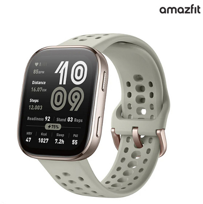 어메이즈핏 빕6 (1.97인치 대형 AMOLED 디스플레이)Amazfit_Bip 6-그레이-ISK, 그레이, 49mm, 블루투스