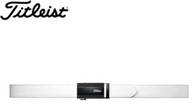 타이틀리스트 투어 남성 골프 벨트 자동 골프 밸트, 1개, 화이트