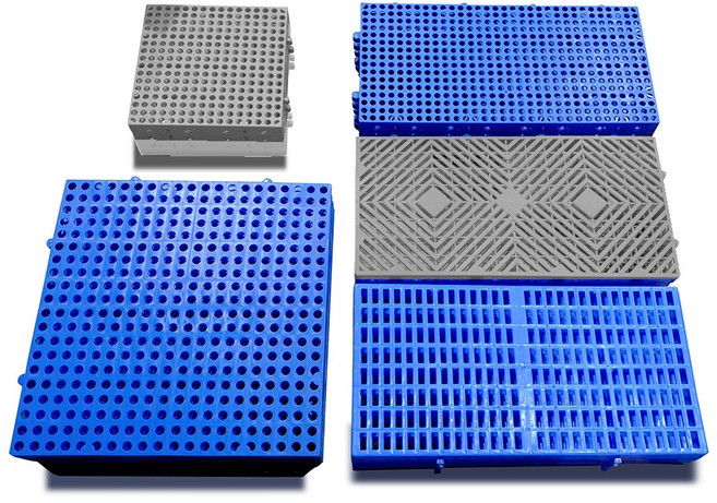 플라스틱 깔판 조립식 파렛트 소형 창고 바닥 발판 받침대, 1개