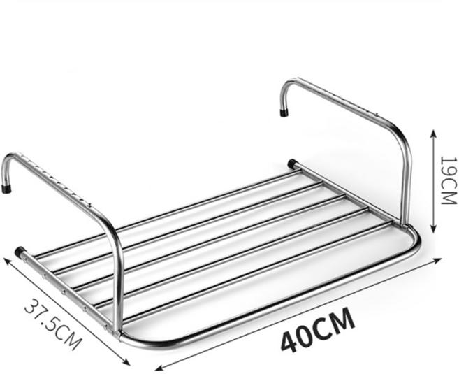 지니홈 베란다 창틀 빨래건조대