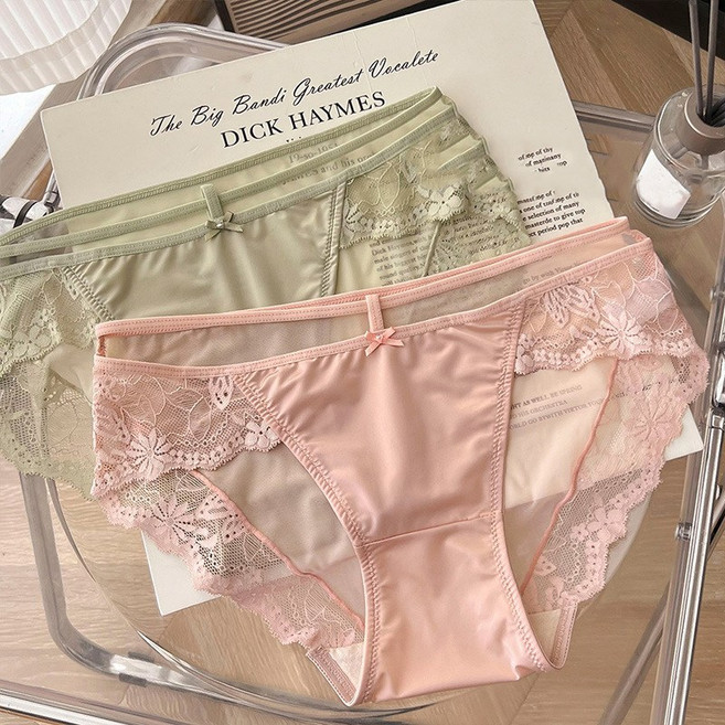 여성 러블리 고탄력 레이스 팬티 4종세트