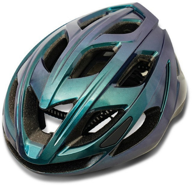 KoreVibe 자전거 헬멧 전동 킥보드 초경량 사이클 인라인, 변색 블루, 1개