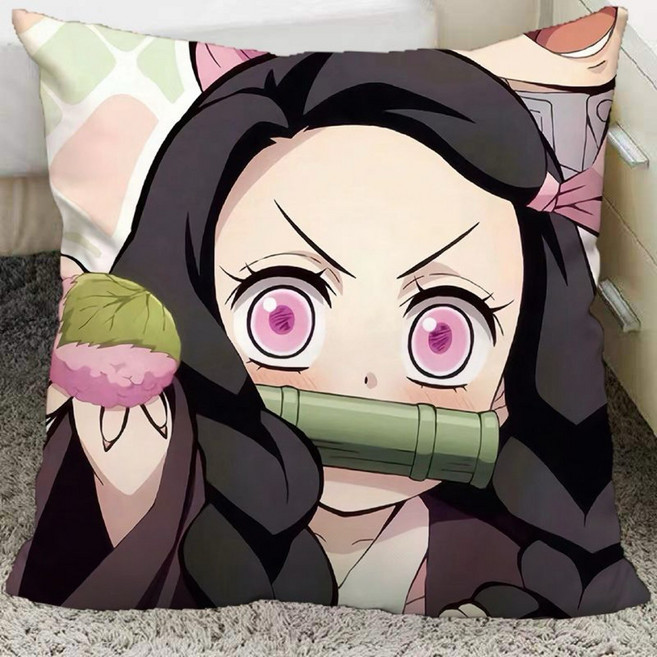 귀멸의 칼날 네즈코 쿠션 35cm, A