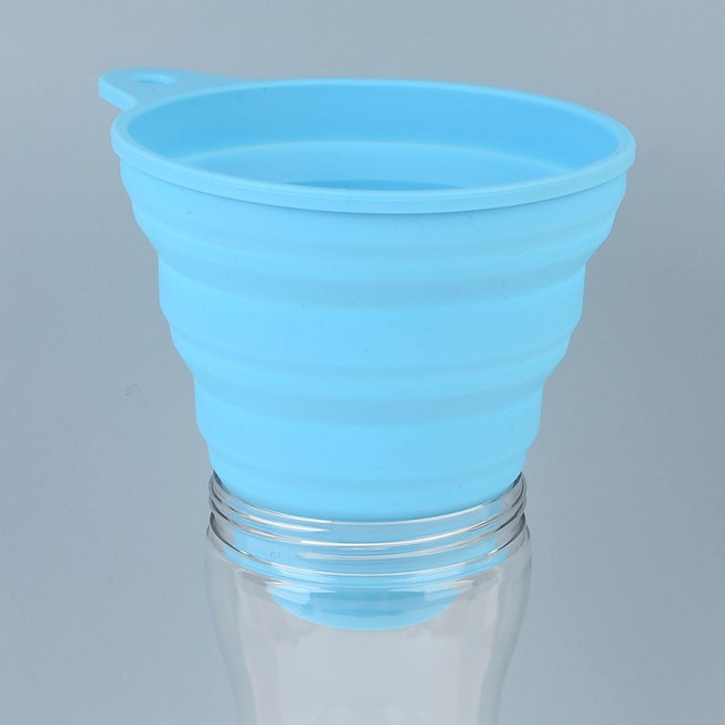 TWKL 다용도 접이식 실리콘 깔대기 대형, 그린, 그린, 1개