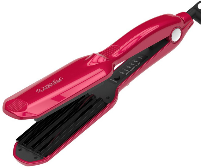 CKI 나이아가라 M자형 다이렉트 고데기, CKI-F154M, 레드