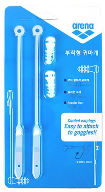 아레나 부착형 귀마개 AVAAE04, 화이트, 1개