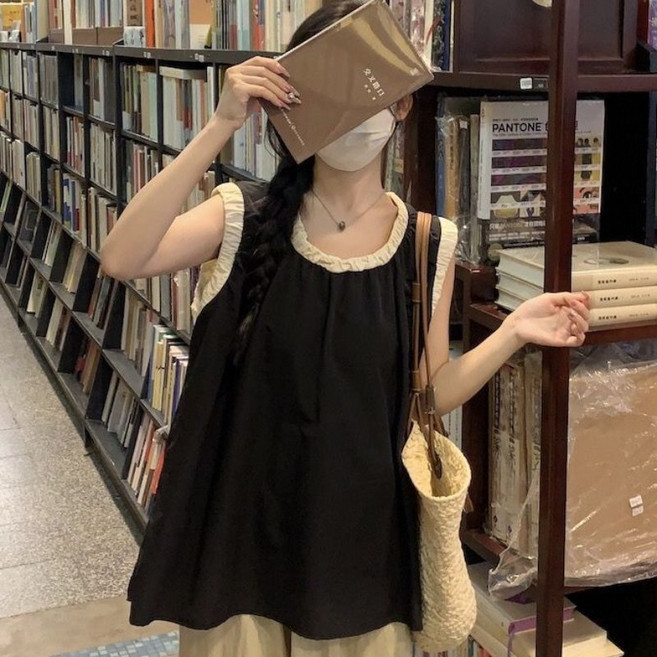 COSYEVNO 여성 여름 반팔티 셔츠 라운드넥 캐주얼 루즈핏