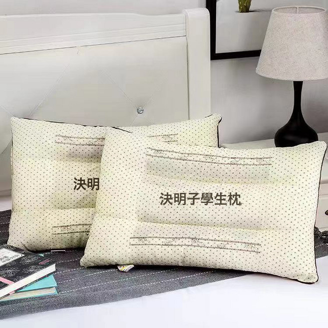 DIU 枕頭立體磁石決明子蕎麥 薰衣草學生單人雙人枕頭枕芯 護頸枕, 1件, 小碎花決明子學生枕40*60cm