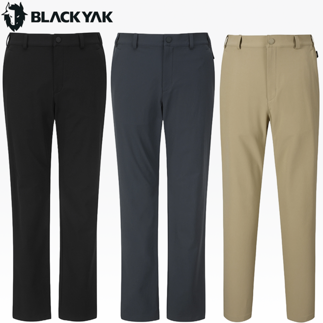 [정상가: 138 000원] 블랙야크 남성 등산바지 간절기 허리밴드 신축성 스트레치 활동성 우수한 팬츠 빅사이즈 바지 일상 외출 등산 캠핑 골프 여행 산행 휴가 아웃도어 하의